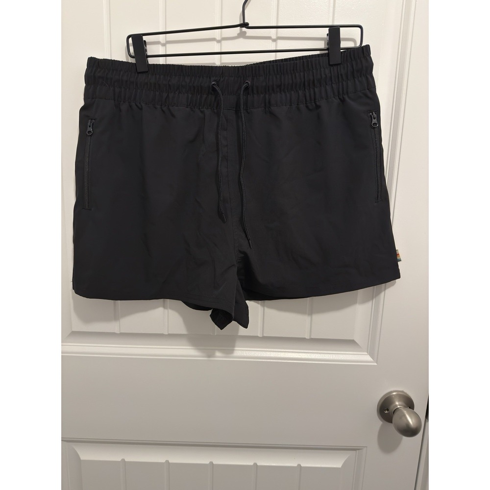 Ocean‎ Pacific Black Athletic Shorts With Zipper Pockets Size L